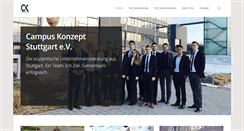 Desktop Screenshot of campus-konzept.de